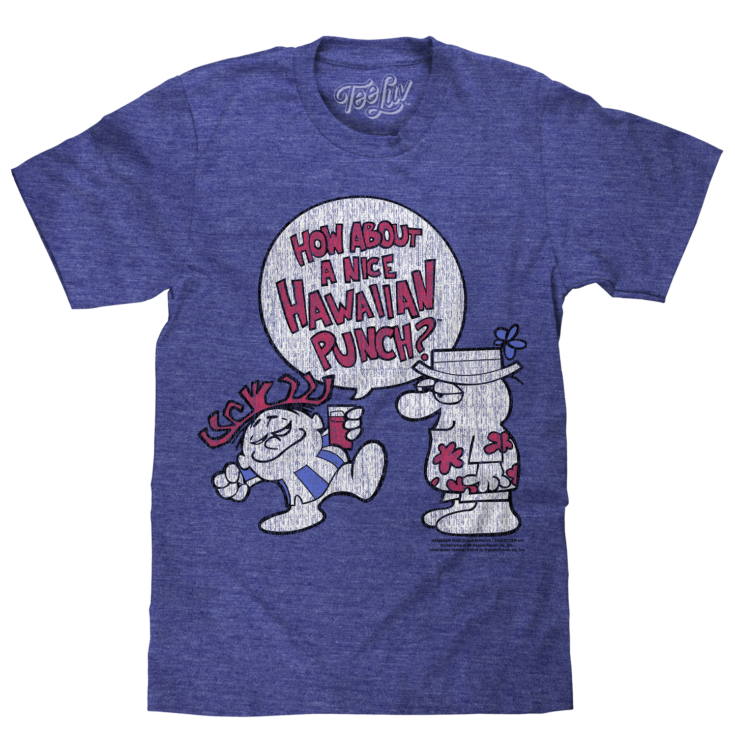 How About a Nice Hawaiian Punch? Mens T Shirt Blue