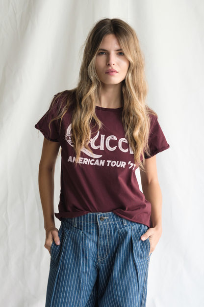 Queen American Tour 77 Top Womens T Shirt