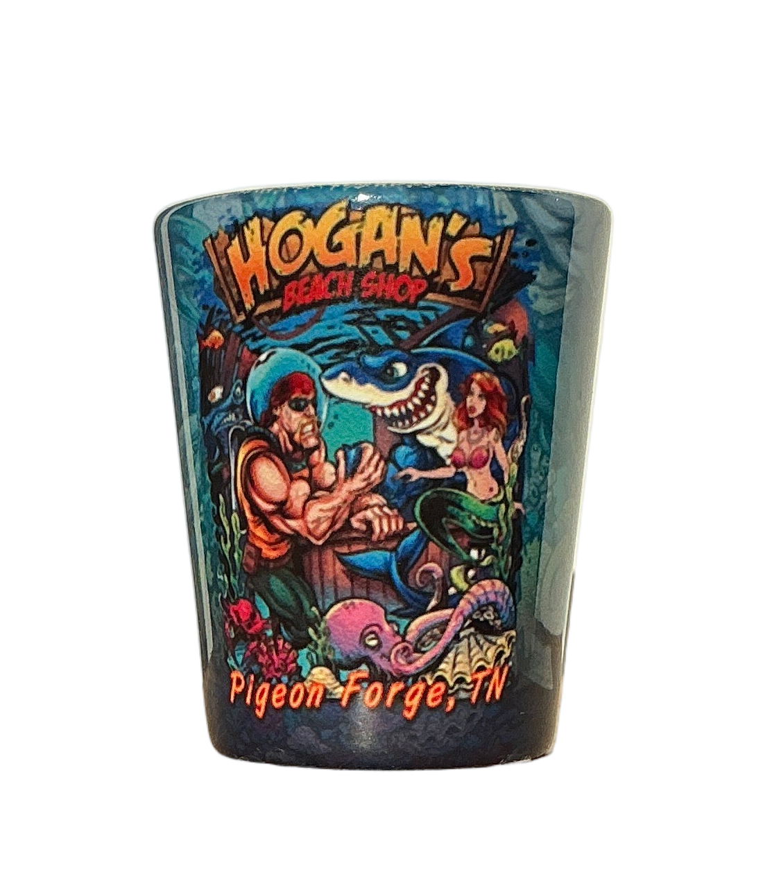Hulk Hogan Hogan's Beach Shop Dive Bar Shot Glass