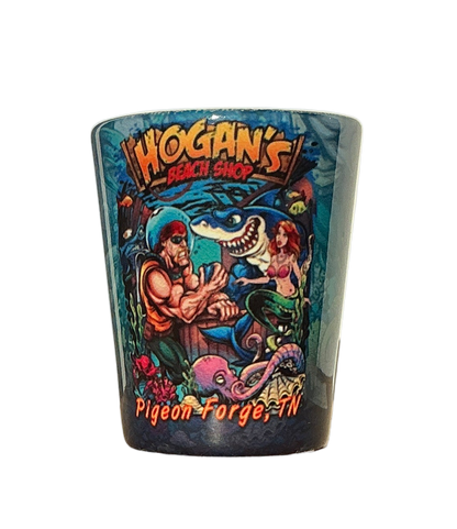 Hulk Hogan Hogan's Beach Shop Dive Bar Shot Glass