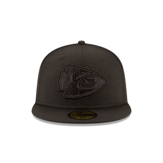 Kansas City Chiefs - 59Fifty Black on Black Hat New Era