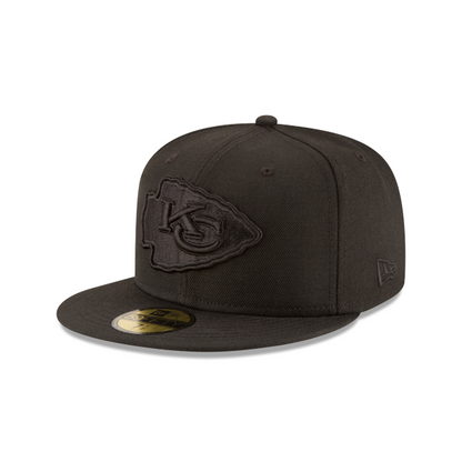 Kansas City Chiefs - 59Fifty Black on Black Hat New Era