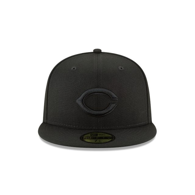 Cincinnati Reds - 59Fifty Basic Black on Black Hat New Era