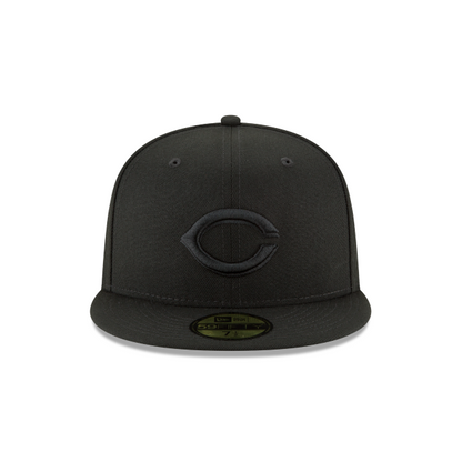 Cincinnati Reds - 59Fifty Basic Black on Black Hat New Era