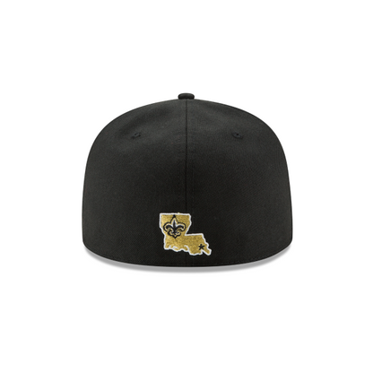 New Orleans Saints - 59Fifty Black Hat New Era