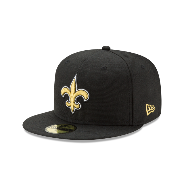 New Orleans Saints - 59Fifty Black Hat New Era