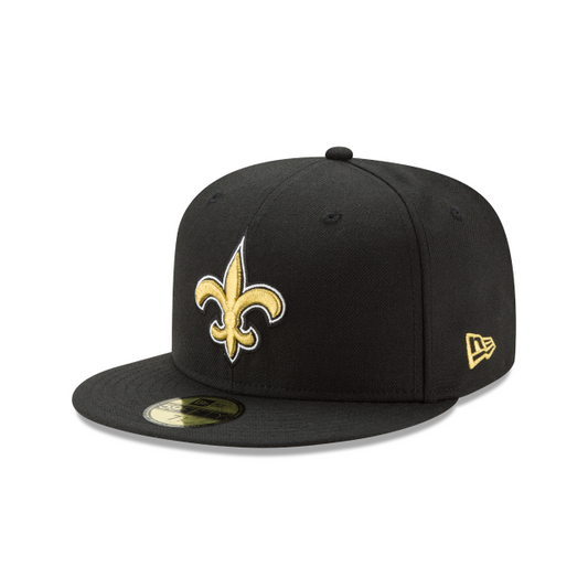 New Orleans Saints - 59Fifty Black Hat New Era