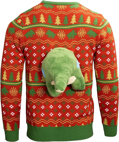 3D Dinosaur Triceritops Detacheable Stuffed Animal Funny Knitted