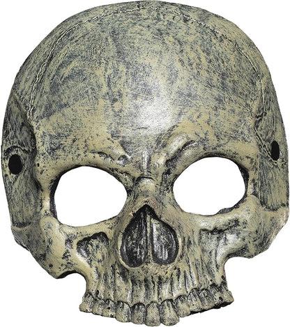 Adult Foam Half Skull Costume Mask