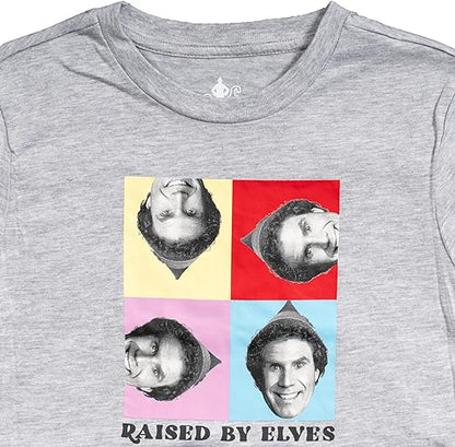 Heather Grey Squares Juniors T Shirt Tee