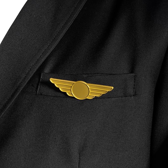 Adult Men's Pilots Uniform Halloween Cosplay Costume Deluxe Set