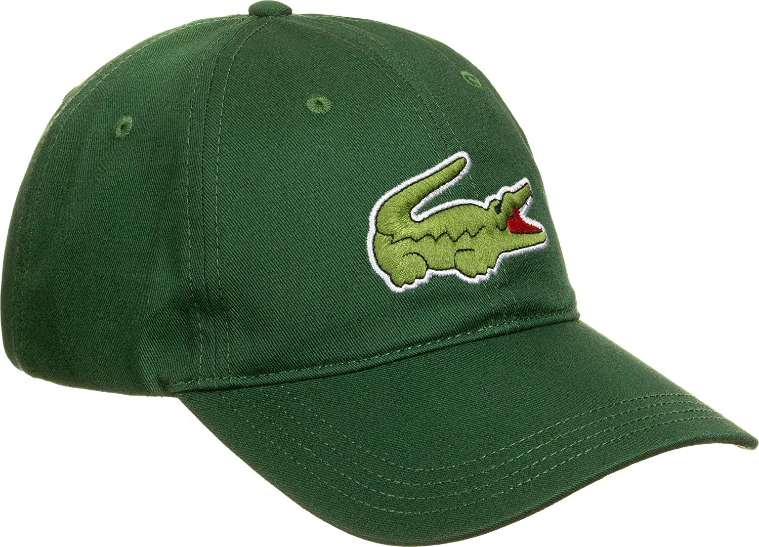 Lacoste Men's Classic Large Croc Logo Cap with Leather Strap Hat