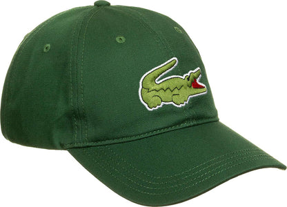 Lacoste Men's Classic Large Croc Logo Cap with Leather Strap Hat