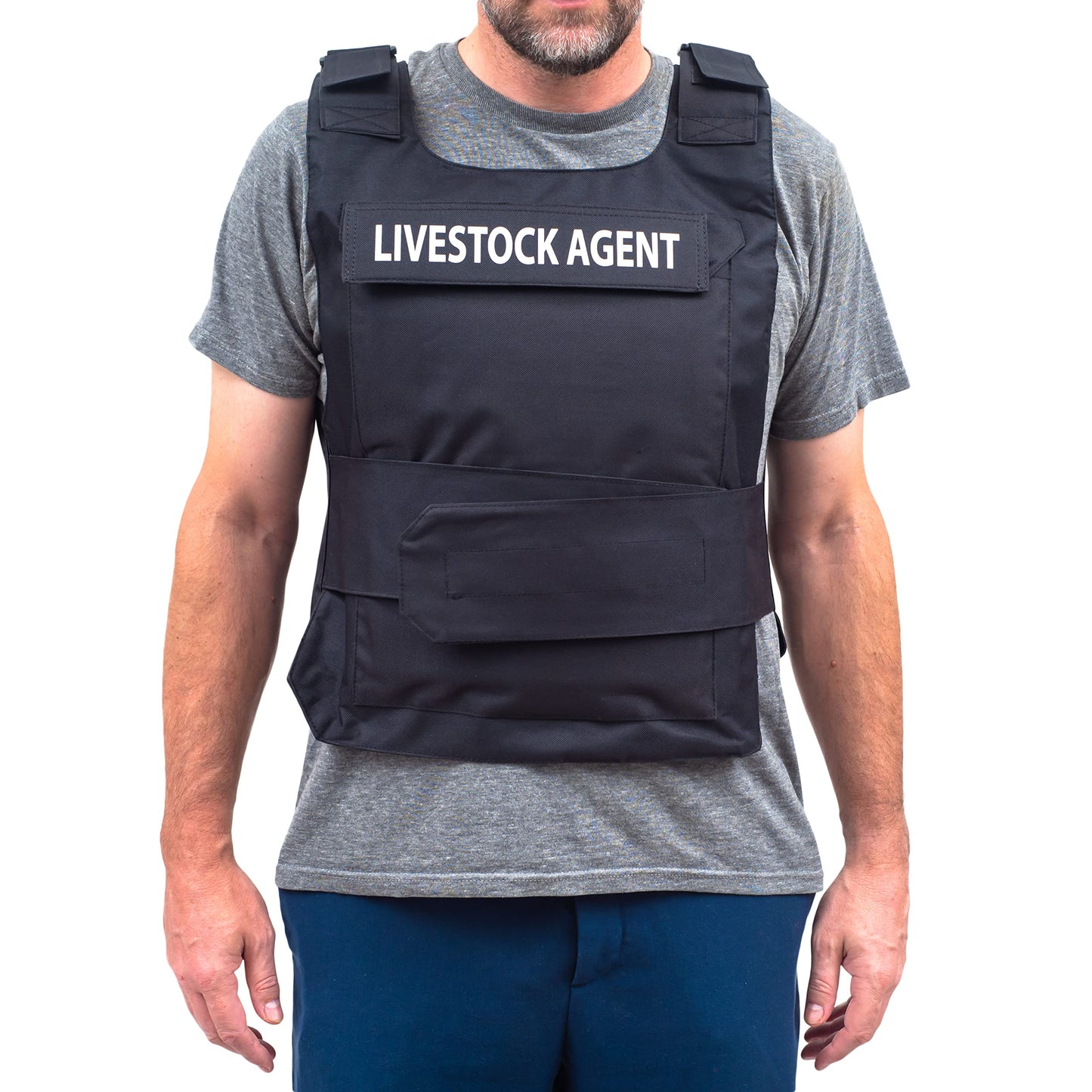 Livestock Agent Wyoming Police Vest Halloween Costume Cosplay