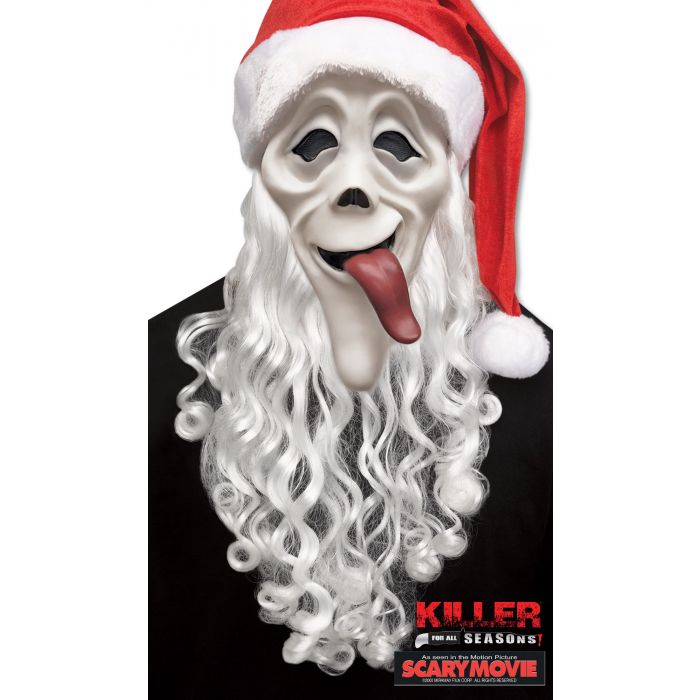 SCARY MOVIE WASSUP! Santa Ghost Face Adult Mask