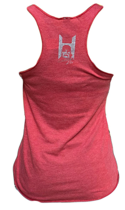 Hulk Hogan Hulkamania Est. 1984 Outline Womens Tank Top Shirt Red