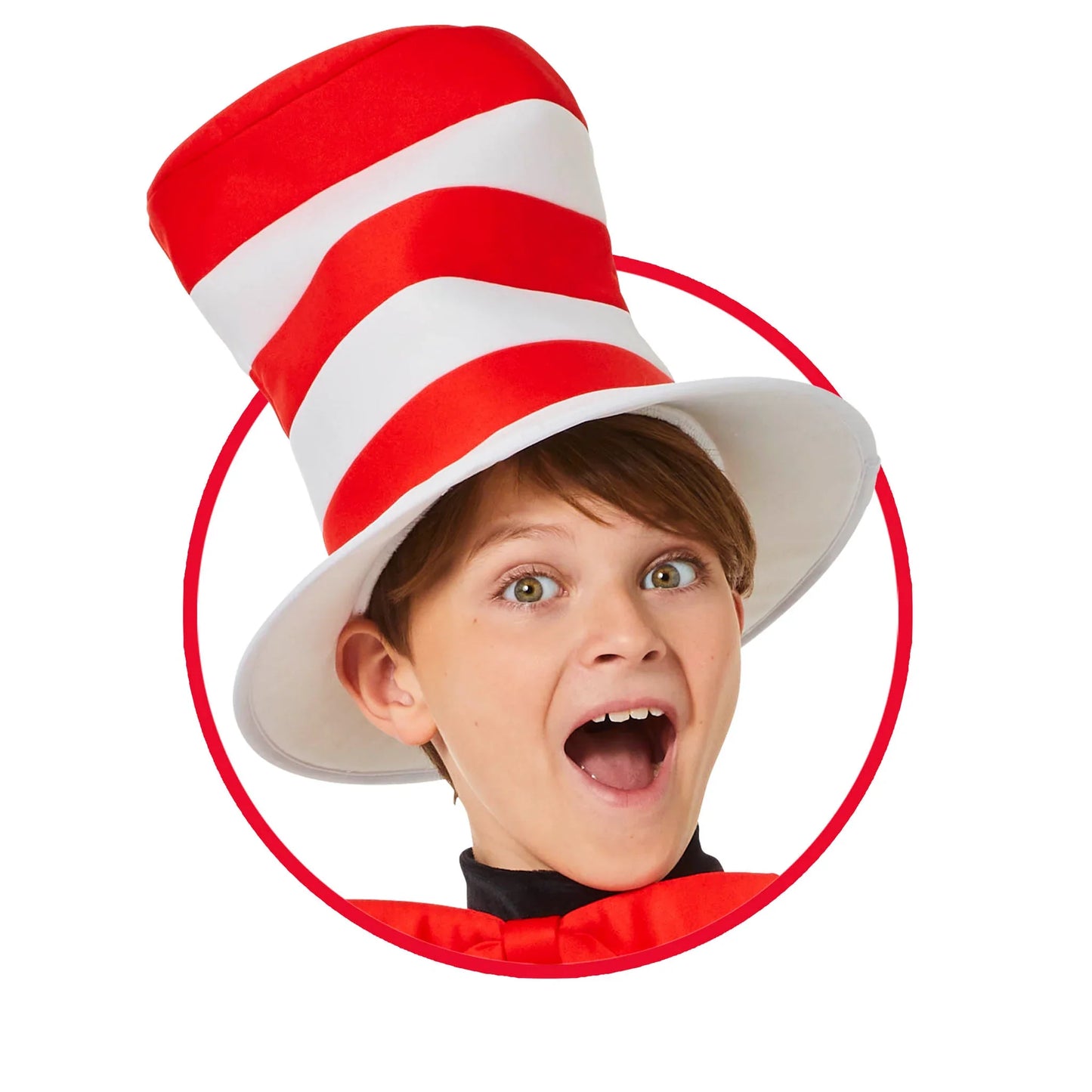 Dr. Seuss Kids Cat in the Hat Top Hat Costume Accessory