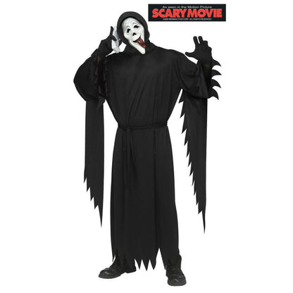 Wassup Scream Stalker Ghost Face and Scary Movie Adult Costume