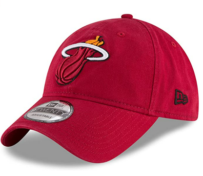 Miami Heat - NBA Core Classic 9Twenty Adjustable Red Hat New Era