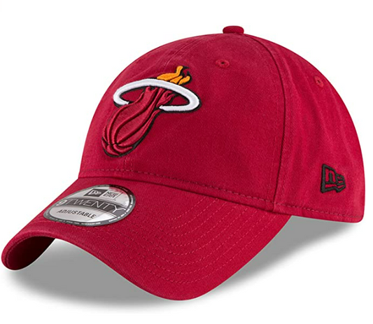Miami Heat - NBA Core Classic 9Twenty Adjustable Red Hat New Era
