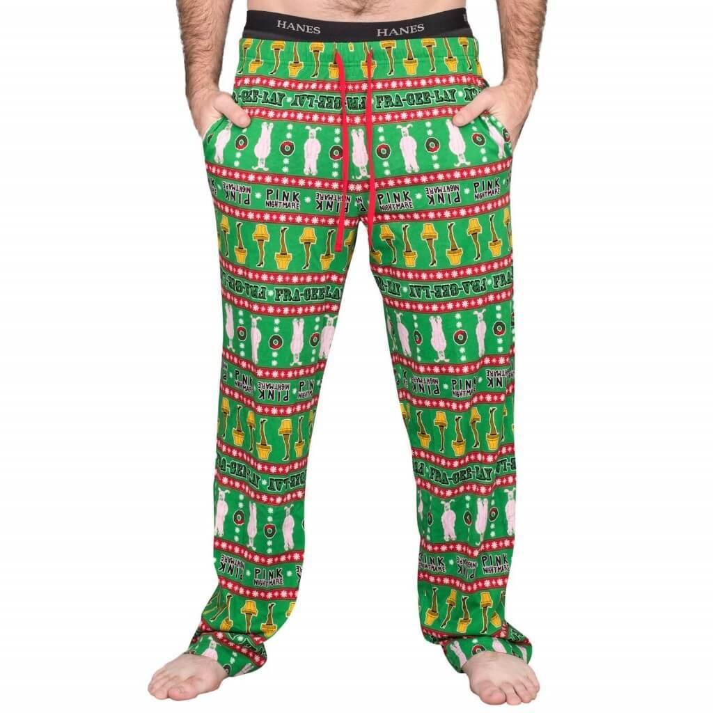 A Christmas Story Major Award Leg Lamp Green Pants