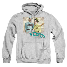 Load image into Gallery viewer, Abbott &amp; Costello Whos On First Mens Hoodie Athletic Heather
