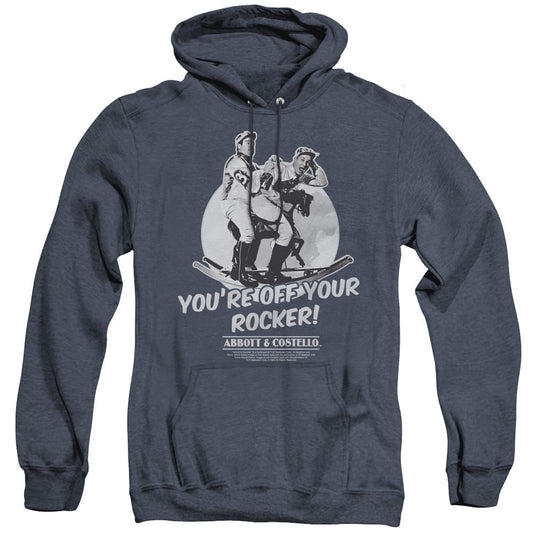 Abbott & Costello Off Your Rocker Heather Mens Hoodie Navy