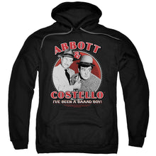 Load image into Gallery viewer, Abbott &amp; Costello Bad Boy Mens Hoodie Black
