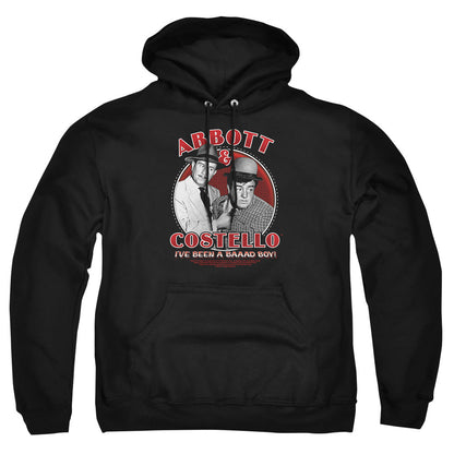 Abbott & Costello Bad Boy Mens Hoodie Black