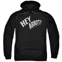 Load image into Gallery viewer, Abbott &amp; Costello Hey Abbott Mens Hoodie Black
