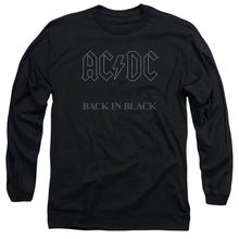 Load image into Gallery viewer, AC/DC Back In Black Mens Long Sleeve Shirt Black
