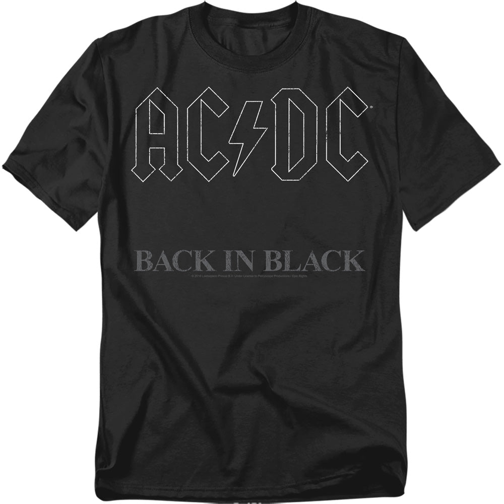 Acdc Back In Black Mens T Shirt Black