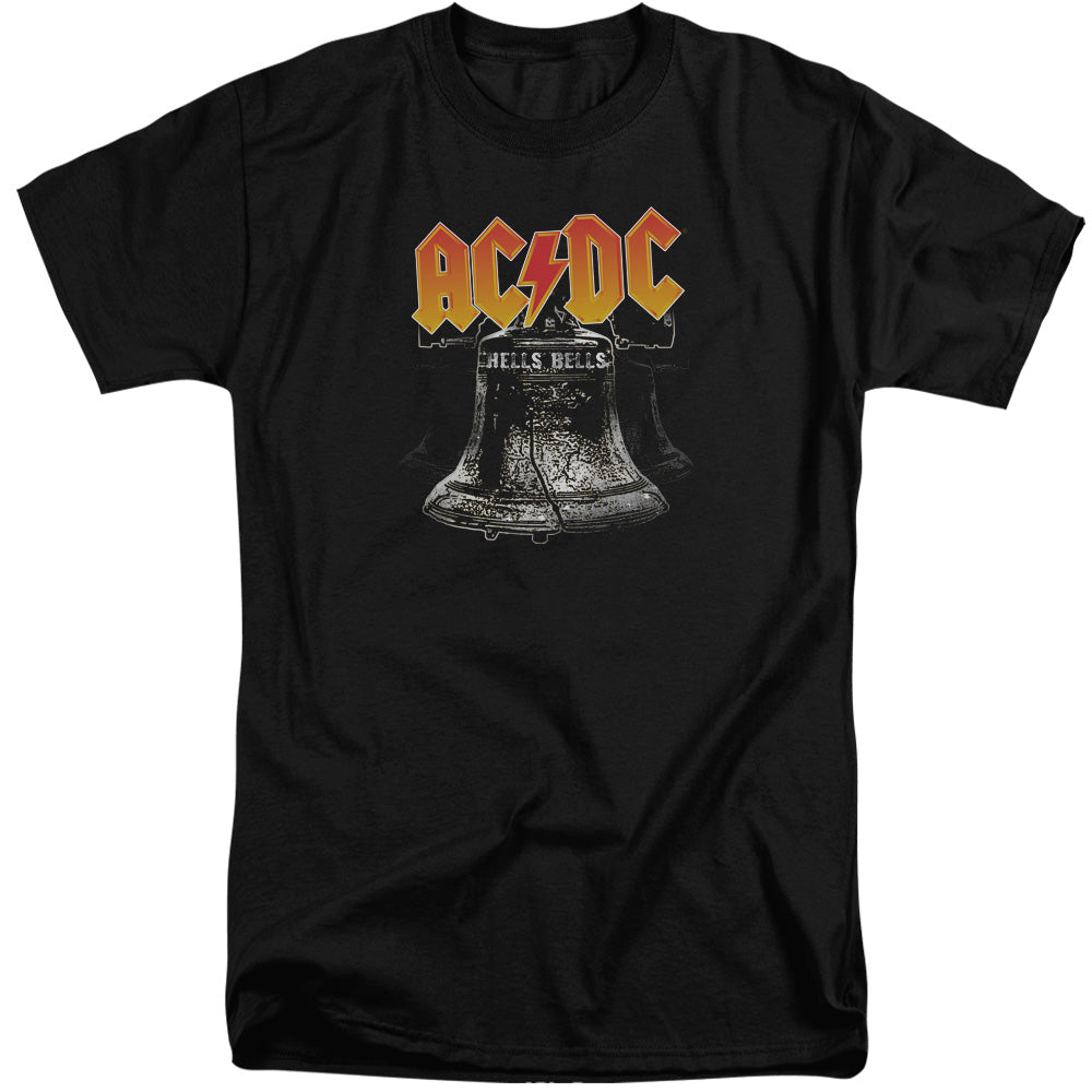AC/DC Hells Bells Mens Tall T Shirt Black