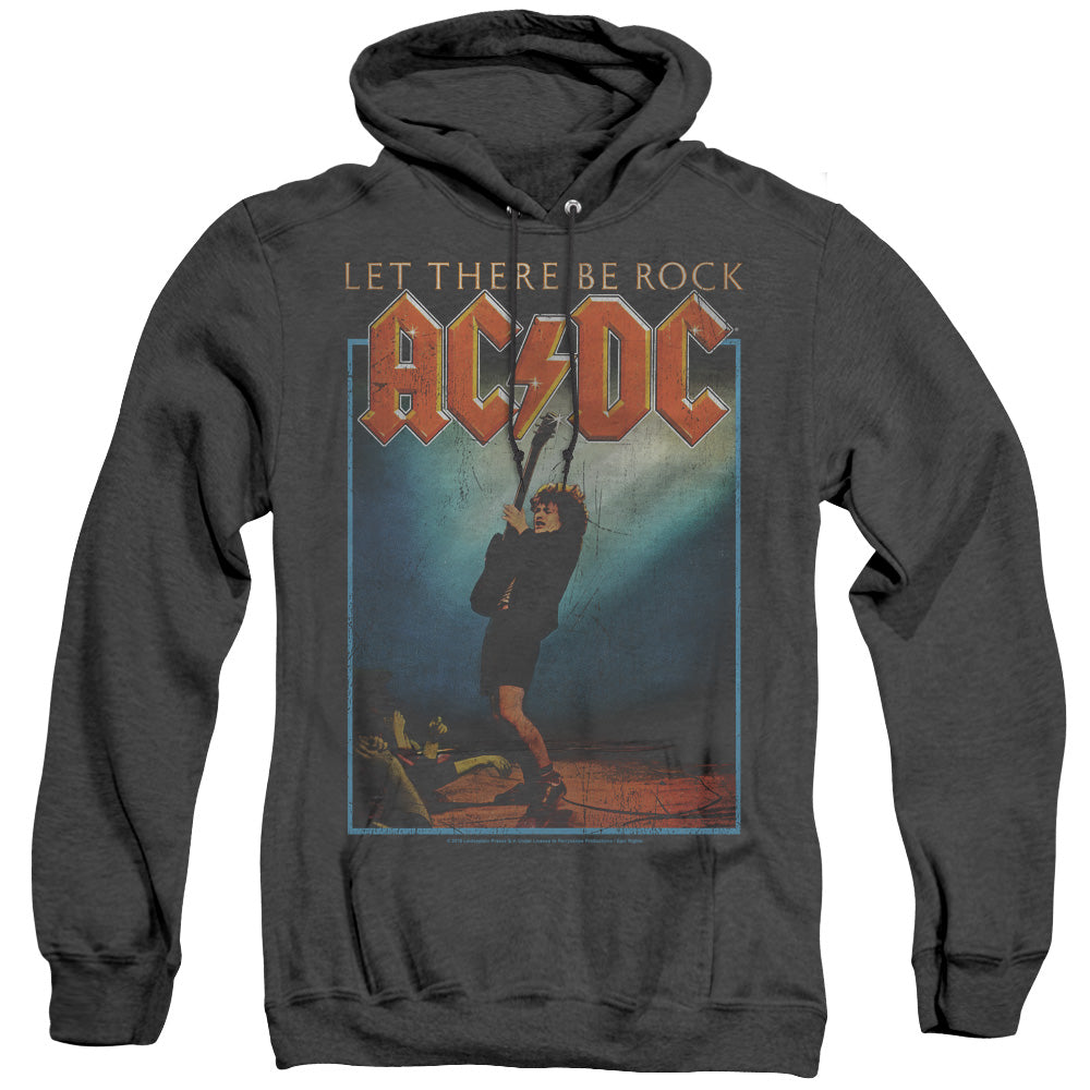 Acdc Let There Be Rock Heather Mens Hoodie Black