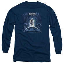 Load image into Gallery viewer, AC/DC Ballbreaker Mens Long Sleeve Shirt Navy
