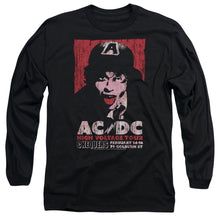 Load image into Gallery viewer, AC/DC High Voltage Live 1975 Mens Long Sleeve Shirt Black
