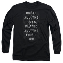 Load image into Gallery viewer, AC/DC Struck Mens Long Sleeve Shirt Black
