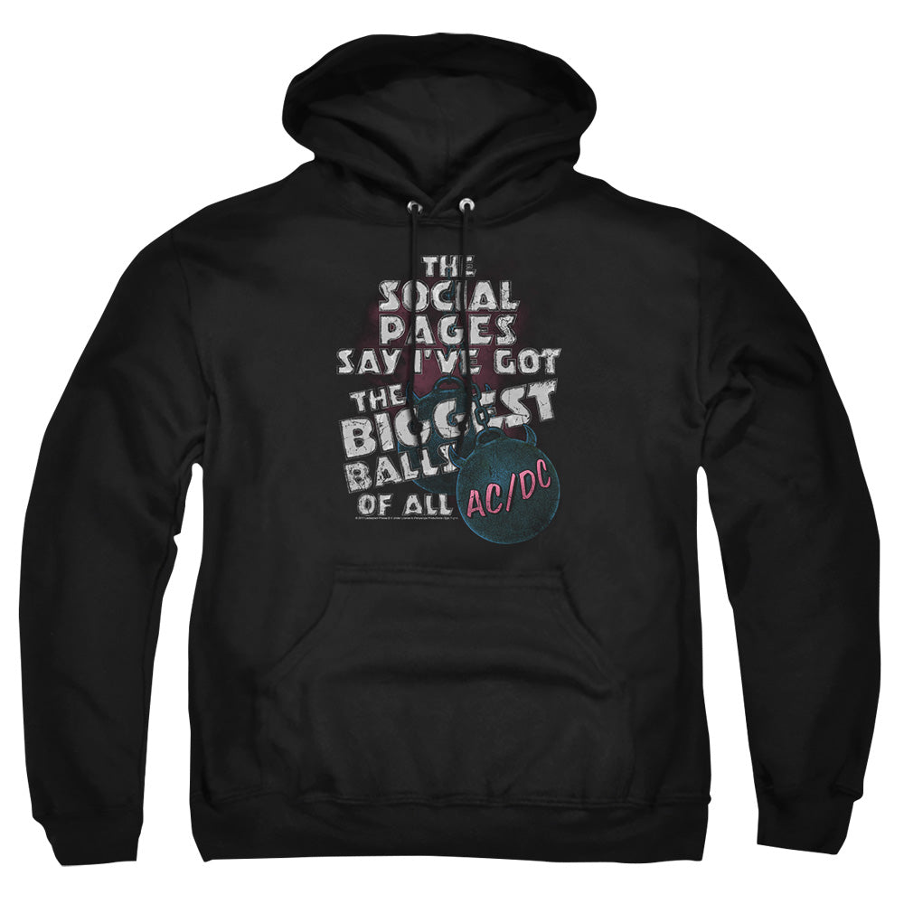 Acdc Big Balls Mens Hoodie Black