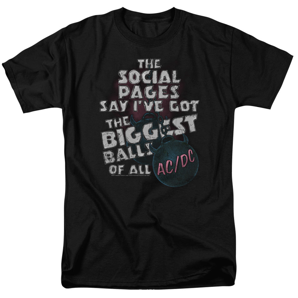 Acdc Big Balls Mens T Shirt Black