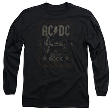 Load image into Gallery viewer, AC/DC Rock Label Mens Long Sleeve Shirt Black
