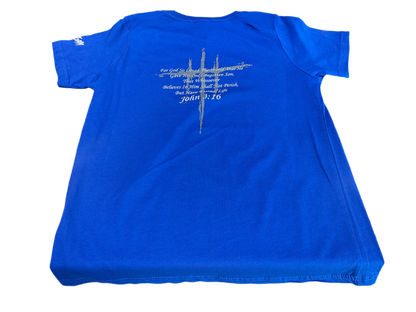 Hulk Hogan John 3:16 Toddler Kids Youth T Shirt Blue