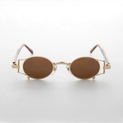 Oval Victorian Rare Steampunk Sunglass - Ada