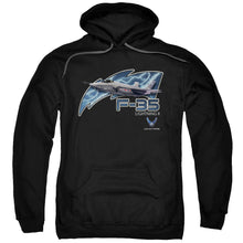 Load image into Gallery viewer, Air Force F35 Mens Hoodie Black
