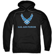 Load image into Gallery viewer, Air Force Logo Mens Hoodie Black

