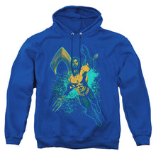 Load image into Gallery viewer, Aquaman Movie Make A Splash Mens Hoodie Navy
