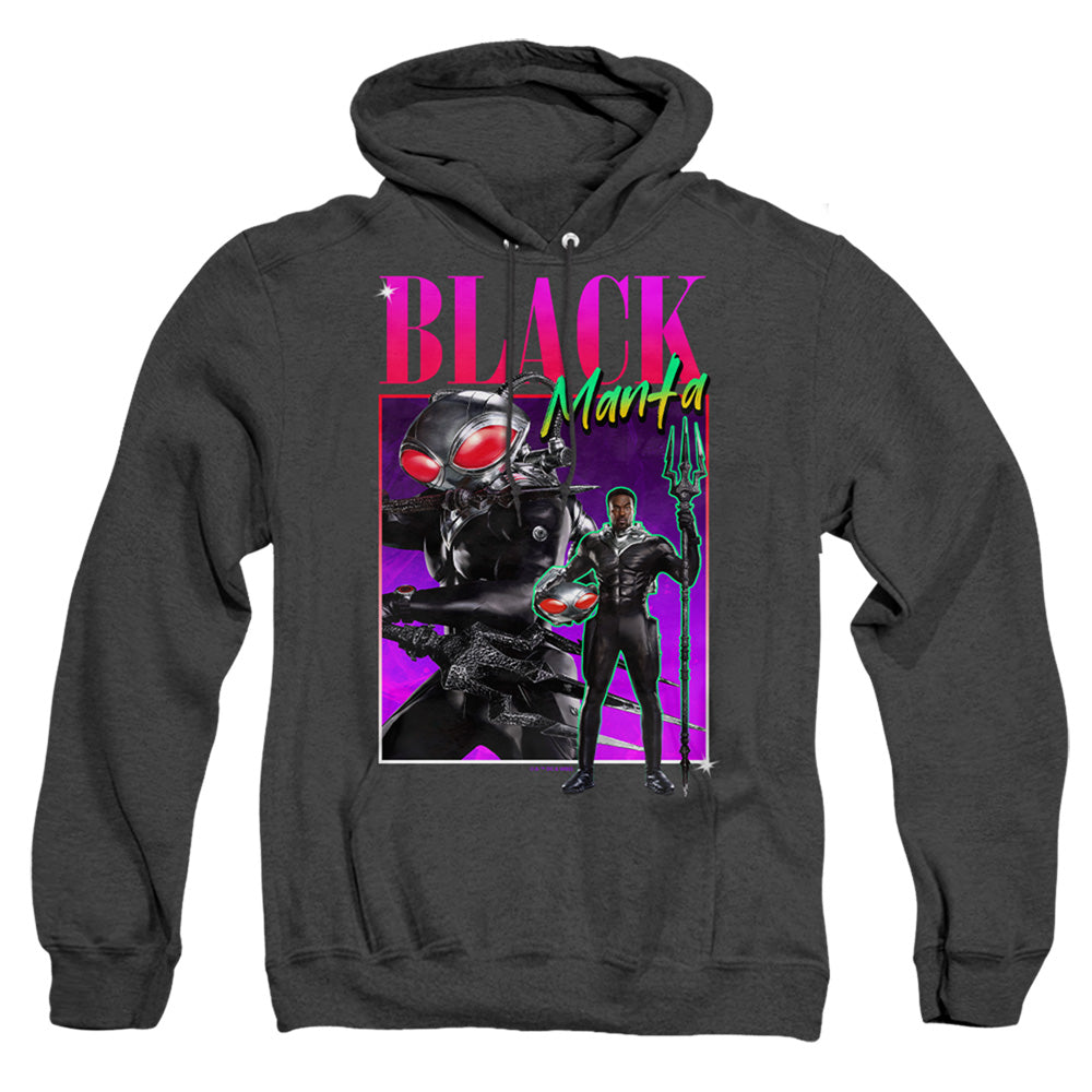 Aquaman And The Lost Kingdom 90'S Style Black Manta Heather Mens Hoodie Black