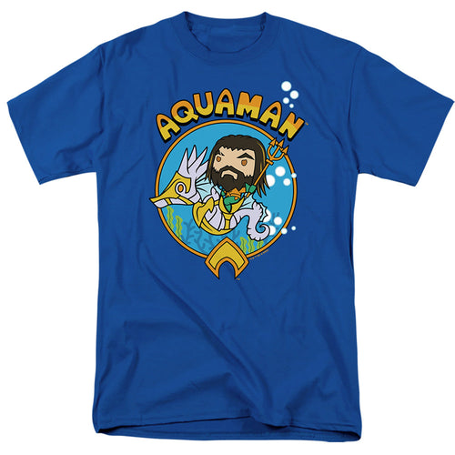 Aquaman And The Lost Kingdom Chibi Aquaman Mens T Shirt Royal