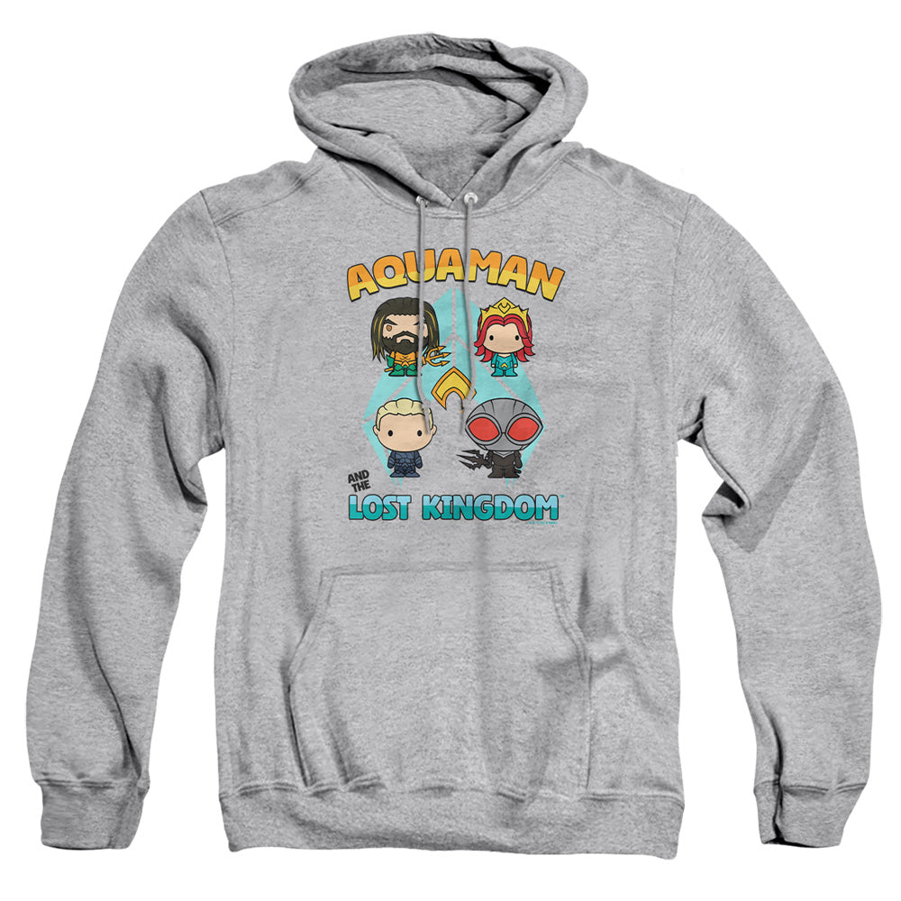 Aquaman And The Lost Kingdom Character Lineup Mens Hoodie Athletic Heather