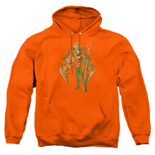 Load image into Gallery viewer, Aquaman Movie Shells Mens Hoodie Orange
