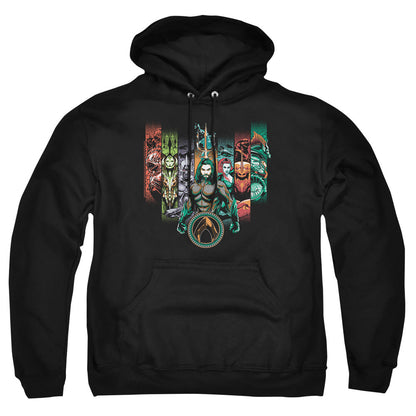 Aquaman Movie Unite The Kingdoms Mens Hoodie Black